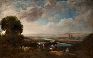 Kiterjedt táj, 1800-50. alkotó: Peter de Wint