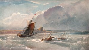 Nearing The Harbour, 1820 alkotó: Peter de Wint