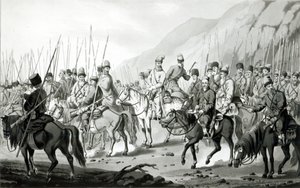 Az orosz kozákok különböző törzsei a menetrendben, 1813