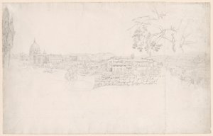 Fantasy Panoráma Rómáról Szent Pétertől a Castel San Angeloig
