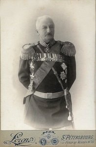 Konsztantyin Pavlovics Prezhbiano tábornok 1840-1905, 1898. alkotó: Petersburg . Photo studio Alfred Lorens