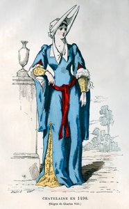 VIII. Károly korabeli francia udvarhölgy, 1498 1882-1884.