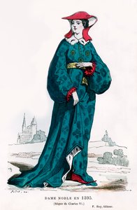 VI. Károly korabeli nemesasszony, 1395 1882-1884