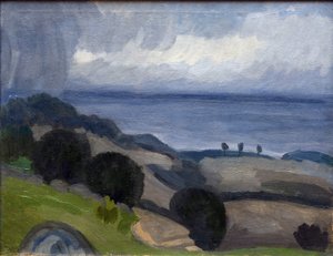 Krími táj. Rain par Utkin, Pjotr Savvich (1877-1934)