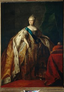 II. Katalin császárné portréja (Marthe Helene Skavronskaia alkotó: Petr Semenovich Drozhdin