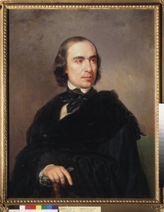 Timofey Granovsky (Timofei Granovsky) (1813-1855) történész portréja. Peinture de Pjotr ​​Zaharovics Zakharov csecsenec (Zakharov-csecsenyec) (1816-1846), huile sur toile alkotó: Petr Zakharovich Zakharov Chechenets