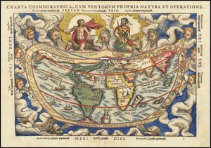 1553-as világtérkép - Charta Cosmographica, Cum Ventorum Propria Natura et Operatione