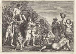 Triomf van Bacchus alkotó: Petrus Clouwet (possibly)