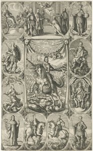Ferdinánd császár allegorikus ábrázolása III alkotó: Petrus Rucholle