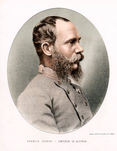 Ferenc József osztrák császár, 1880 körül alkotó: Petter and Galpin Cassell