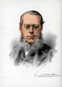 Richard Asheton Cross, 1. vikomtkereszt, brit államférfi, 1890. alkotó: Petter and Galpin Cassell