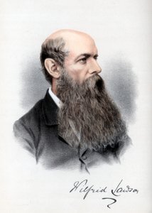 Sir Wilfrid Lawson, brit politikus és mértékletesség kampányolója, 1890. alkotó: Petter and Galpin Cassell