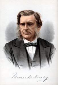 Thomas Henry Huxley angol biológus, 1890. alkotó: Petter and Galpin Cassell