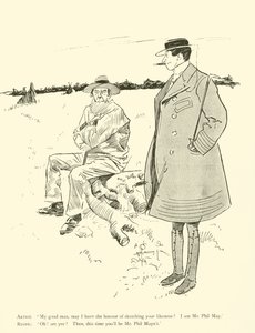 Phil May rajzfilmje az 1890-es évekből (litho) alkotó: Phil May