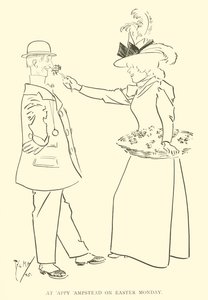Phil May rajzfilmje az 1890-es évekből (litho) alkotó: Phil May