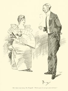 Phil May rajzfilmje az 1890-es évekből (litho) alkotó: Phil May