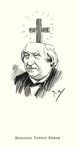 Monsieur Ernest Renan (litho) alkotó: Phil May