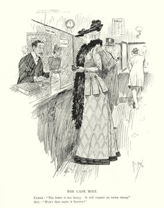 A Cape Mail (litho) alkotó: Phil May