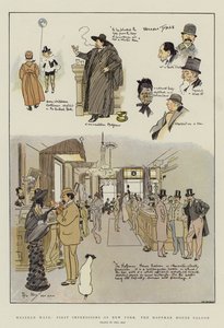 Western Ways, New York első benyomásai, a Hoffman-ház szalon (chromolitho)