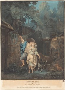 A megostromlás, avagy a reggeli búcsúk alkotó: Philibert-Louis Debucourt