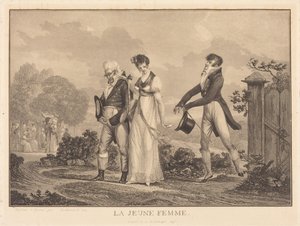 A fiatal nő alkotó: Philibert-Louis Debucourt