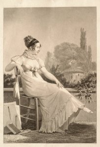 Fiatal nő portréja alkotó: Philibert-Louis Debucourt