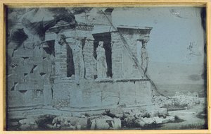 Erechtheion, Akropolisz, Athén, 1842