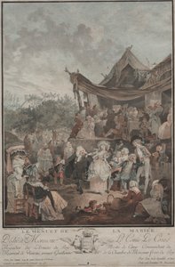 A menyasszony menüje alkotó: Philibert Louis Debucourt