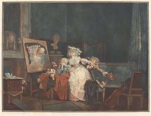 A két csók alkotó: Philibert Louis Debucourt