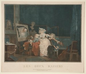 A két csók alkotó: Philibert Louis Debucourt