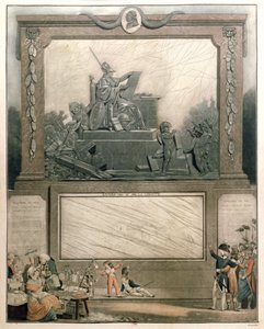 Nemzeti Almanach 1791-re, az Alkotmánybarátok tiszteletére, 1790 (színes akvatinta) (a részletekért lásd: 485200) alkotó: Philibert Louis Debucourt