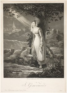 Saint Genevieve alkotó: Philibert Louis Debucourt