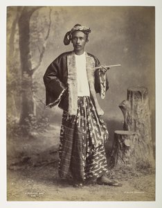 Egy burmai férfi, a Views of Burma-ból