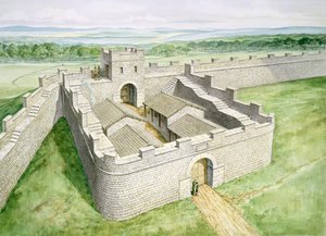 Hadrians Wall Cawfields Milecastle, 2. század, 1990-2010