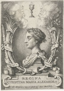 Krisztina, Svéd királynő portréja