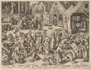 Charity Charitas az erényekből, 1559. alkotó: Philip Galle