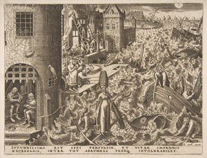 Hope Spes az Erények című sorozatból, 1559-60. alkotó: Philip Galle
