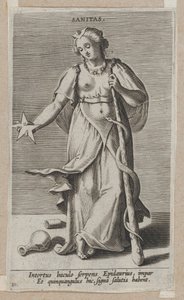 Sanitas, a Prosopographia-tól, kb. 1585-90., kb. 1585-90. alkotó: Philip Galle