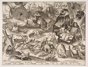 Sloth Desidia, A hét halálos bűn sorozatból, 1558.