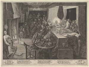 A Szűz halála, 1574. alkotó: Philip Galle