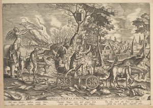 Az idő diadala, 1574. alkotó: Philip Galle