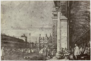 Canaletto, Piazza di San Marco alkotó: Philip Henry Delamotte