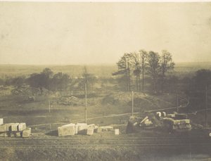 [The Grounds Looking Towards Penge], 1854. alkotó: Philip Henry Delamotte