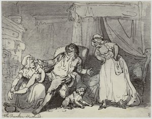 Thomas Rowlandson, A részeg férj alkotó: Philip Henry Delamotte