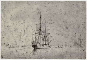 Willem van der Velde, Szállítás alkotó: Philip Henry Delamotte