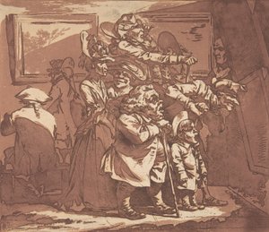 Egy kiállítás, 1776. január 29., 1776. január 29. alkotó: Philip James de Loutherbourg