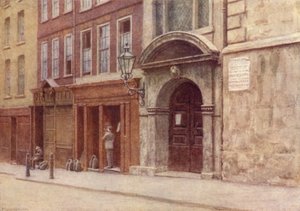 A Szent György-templom bejárata, Botolph Lane, 1904 alkotó: Philip Norman