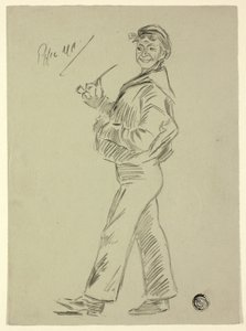 Brit tengerész Shoreleave-en alkotó: Philip William May