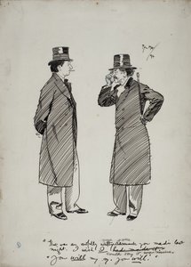 Oscar Wilde és Whistler alkotó: Philip William May
