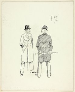 Két sétapálcás úriember alkotó: Philip William May
